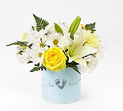 Tiny Miracle New Baby Boy Bouquet